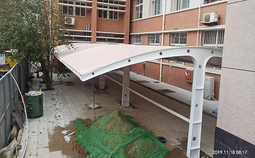南陽市電力學院膜結構車棚/頂棚項目工程動態