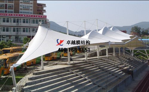 神農架膜結構看臺/主席臺【神農架林區實驗小學等】設計施工案例