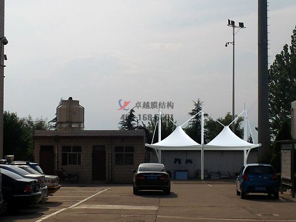   石河子<font color='red'>膜結構車棚</font>【石河子開發區神內食品有限公司等】設計施工案例