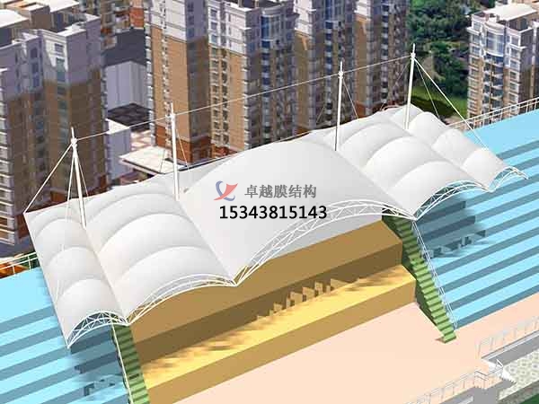 吳忠市體育場膜結構罩棚/籃球、羽毛球、網球場地設計【公司直銷】?? ?