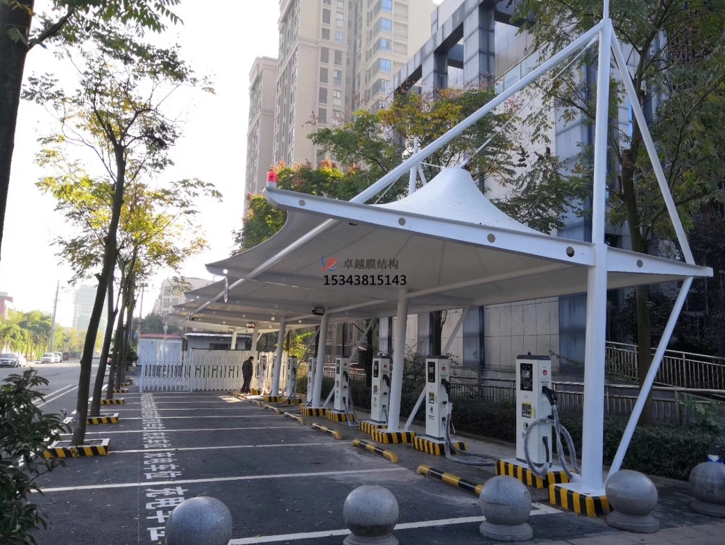 三沙充電站膜結構雨棚——三沙膜結構公司專業廠家